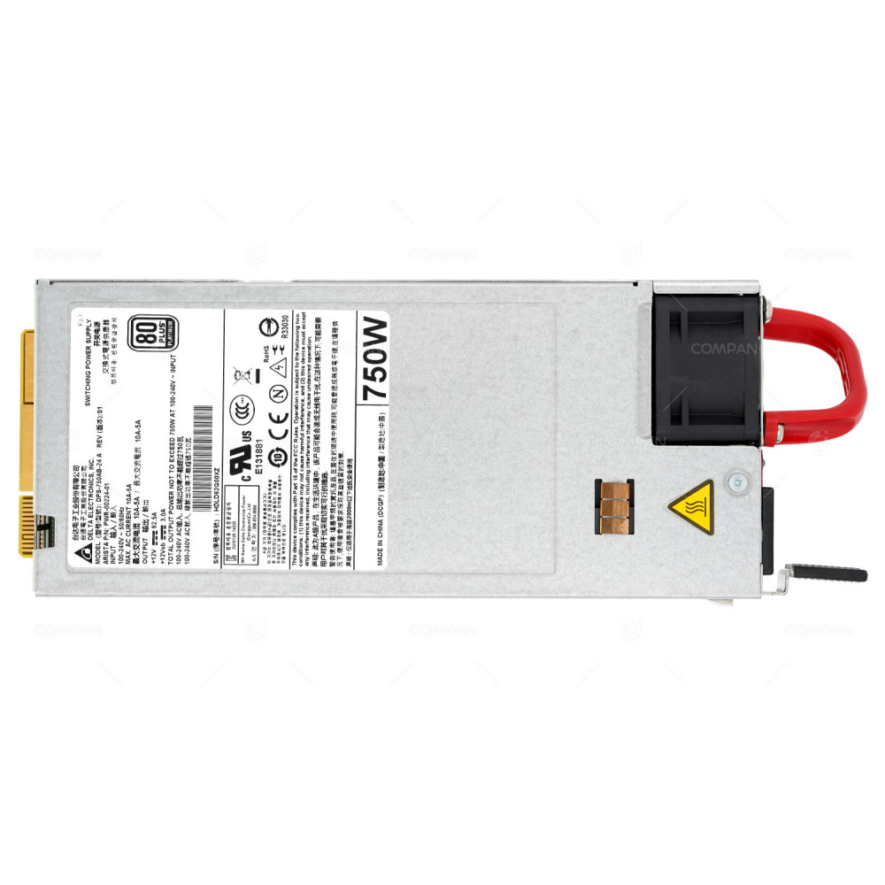 PWR-00224-01 ARISTA 750W AC POWER SUPPLY FOR 7280QR FRONT TO REAR AIRFLOW DPS-750AB-24